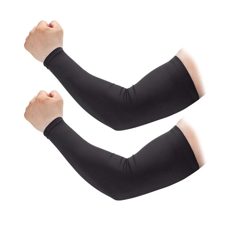1 Pair Basketball Arm Brace Support Lengthen Arm Sleeves Guard Sports Safety Protection Elbow Pads Arm Warmers Cycling Sports