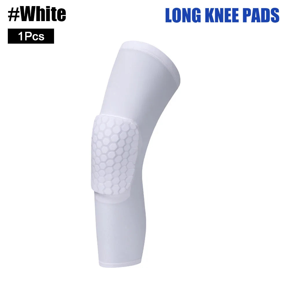 1Pcs Basketball Volleyball Knee Pad Honeycomb Foam Support Compression Leg Sleeve Knee Brace Support Sports Fitness Equipmet