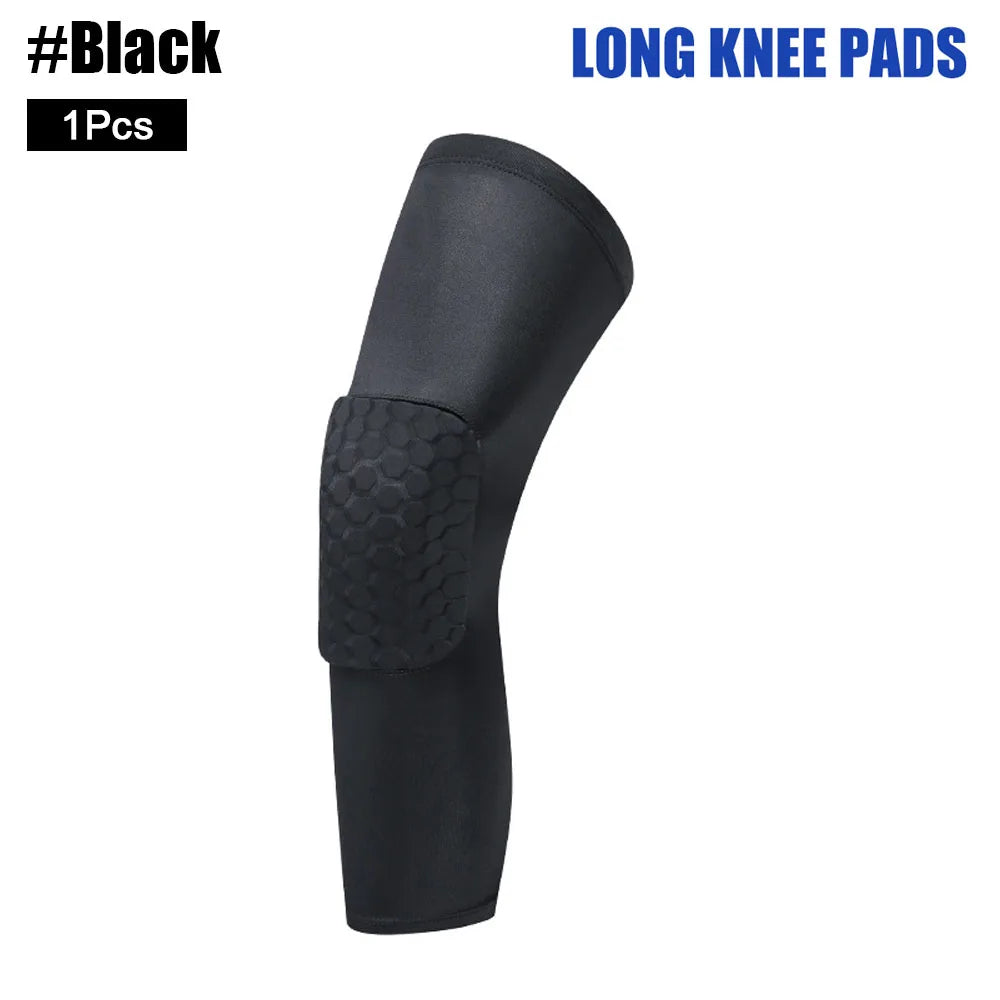 1Pcs Basketball Volleyball Knee Pad Honeycomb Foam Support Compression Leg Sleeve Knee Brace Support Sports Fitness Equipmet