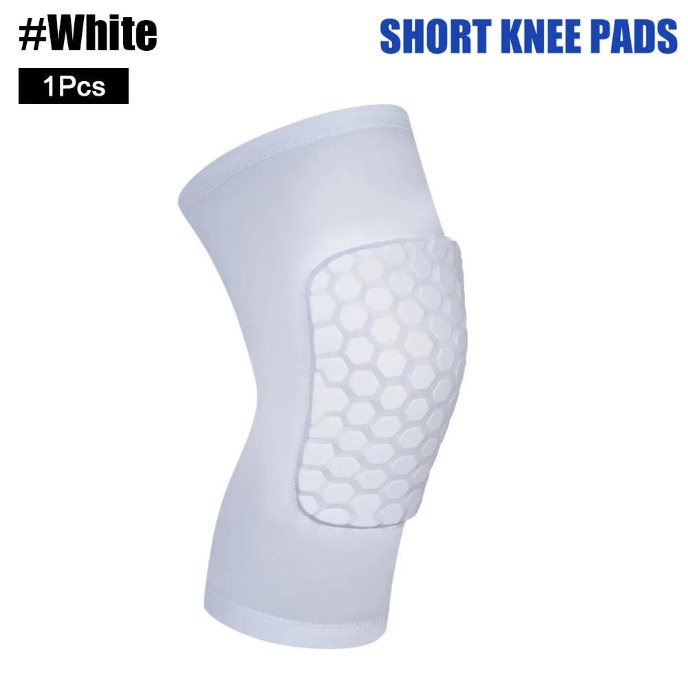 1Pcs Basketball Volleyball Knee Pad Honeycomb Foam Support Compression Leg Sleeve Knee Brace Support Sports Fitness Equipmet