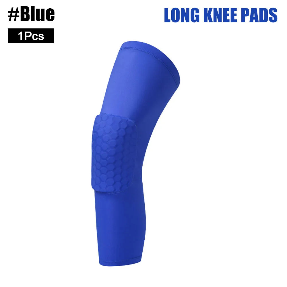 1Pcs Basketball Volleyball Knee Pad Honeycomb Foam Support Compression Leg Sleeve Knee Brace Support Sports Fitness Equipmet