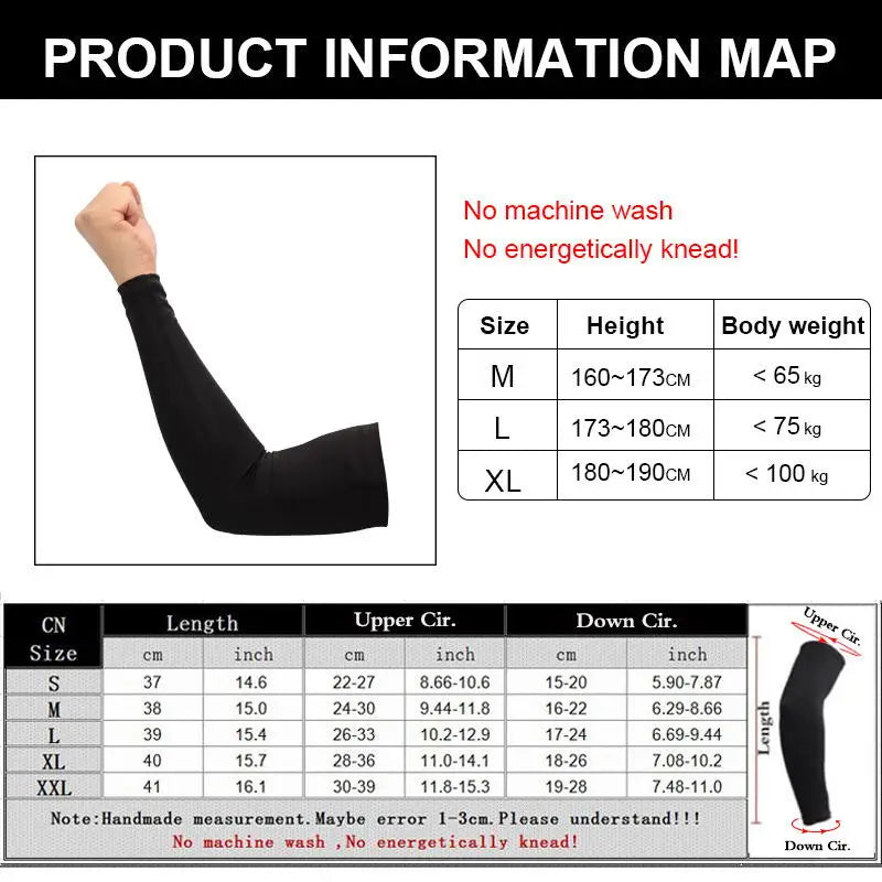 1 Pair Basketball Arm Brace Support Lengthen Arm Sleeves Guard Sports Safety Protection Elbow Pads Arm Warmers Cycling Sports